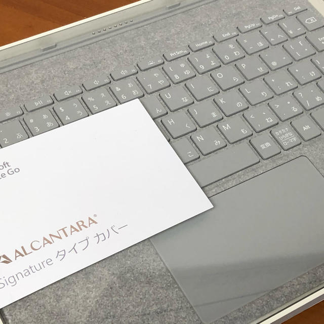Microsoft Surface Go タイプカバー アルカンターラ素材 新品