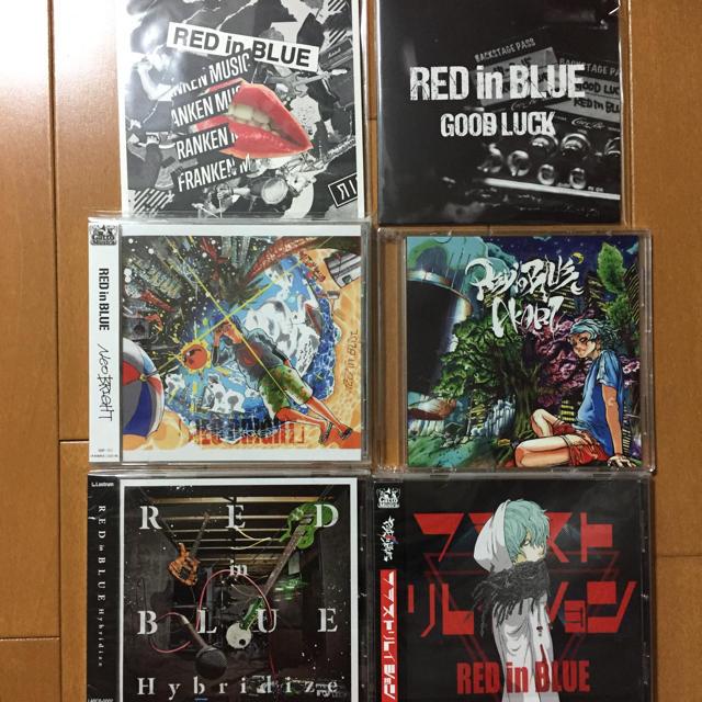 RED in BLUE CDセット