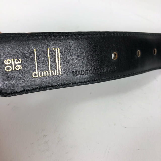 dunhill レザー ベルト ブラック 黒