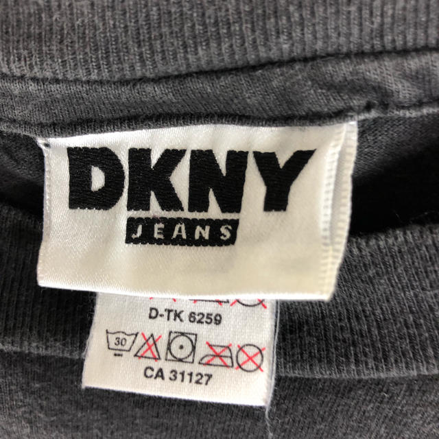 DKNY(ダナキャランニューヨーク)の90’s DKNY JEANS USA製 ビッグシルエット Tシャツ ブラック メンズのトップス(Tシャツ/カットソー(半袖/袖なし))の商品写真