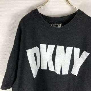 ダナキャランニューヨーク(DKNY)の90’s DKNY JEANS USA製 ビッグシルエット Tシャツ ブラック(Tシャツ/カットソー(半袖/袖なし))