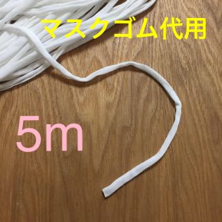 【5m】Tシャツヤーン スパゲッティ ますくゴム(生地/糸)