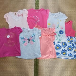 ジンボリー(GYMBOREE)の海外子供服セット　女の子90100　ジンボリーカーターズcrazy8夏服半袖(Tシャツ/カットソー)