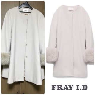 フレイアイディー(FRAY I.D)のFRAY I.D Aラインコート(毛皮/ファーコート)