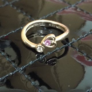 スタージュエリー(STAR JEWELRY)の ピンクサファイア付 ピンキーリング(リング(指輪))