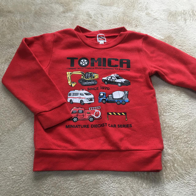 トミカ　トレーナー110 キッズ/ベビー/マタニティのキッズ服男の子用(90cm~)(その他)の商品写真