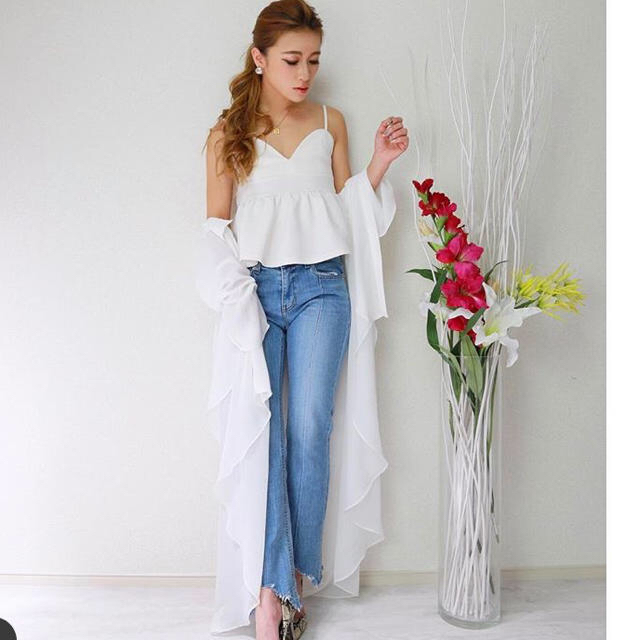 GLAM Lips  long chiffon shirt