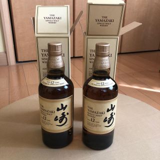 サントリー(サントリー)のサントリー山崎12年 700ml 2本セット(ウイスキー)