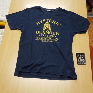 ヒステリックグラマー(HYSTERIC GLAMOUR)の期間限定値下げ　Ｍサイズ　人気プリントVネックTシャツ　ヒステリックグラマー(Tシャツ/カットソー(半袖/袖なし))