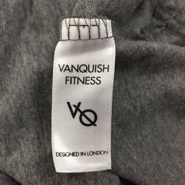 VANQUISH(ヴァンキッシュ)の美品 VANQUISH ヴァンキッシュ 長袖Tシャツ グレー サイズM メンズのトップス(Tシャツ/カットソー(七分/長袖))の商品写真