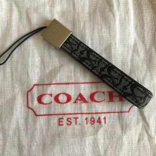 コーチ(COACH)のcoachストラップ(ストラップ/イヤホンジャック)