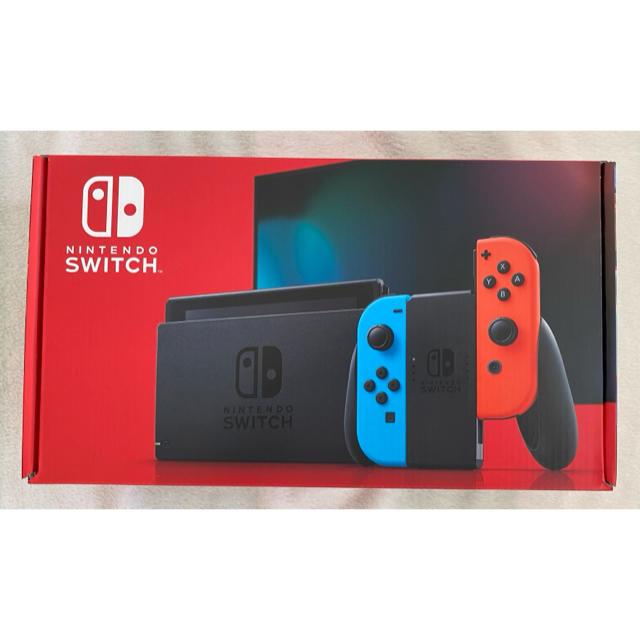 Nintendo Switch(ニンテンドースイッチ)のNintendo Switch Joy-Con ネオンブルー ネオンレッド 新品 エンタメ/ホビーのゲームソフト/ゲーム機本体(家庭用ゲーム機本体)の商品写真