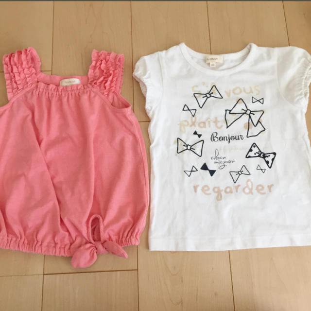 HusHush(ハッシュアッシュ)のTシャツ♡タンクトップ100セット キッズ/ベビー/マタニティのキッズ服男の子用(90cm~)(Tシャツ/カットソー)の商品写真