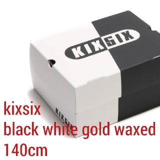 アトモス(atmos)の【新品】kixsix black white gold waxed  140cm(スニーカー)