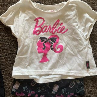 バービー(Barbie)のBarbieミニTシャツ&タンクトップセット100(Tシャツ/カットソー)