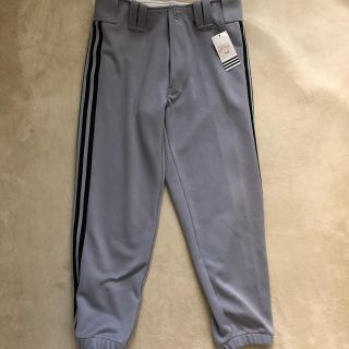 アディダス(adidas)のアディダス　新品　野球ユニフォーム　パンツL 82センチ　ズボン　グレー　3本線(ウェア)