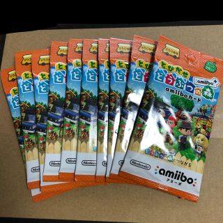 ニンテンドウ(任天堂)のとびだせどうぶつの森　amiiboカード10パック(カード)