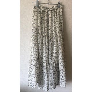 ロキエ(Lochie)のflower long skirt◯最終値下げ(ロングスカート)