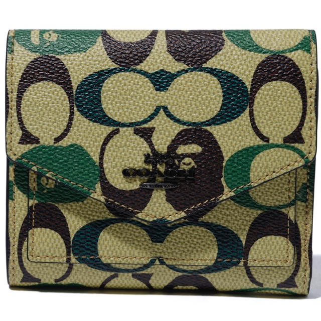 A BATHING APE(アベイシングエイプ)のA BATHING APE(R) x Coach  FLAP WALLET メンズのファッション小物(折り財布)の商品写真