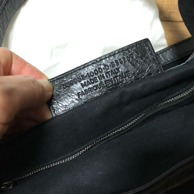 BALENCIAGA BAG(バレンシアガバッグ)のBALENCIAGA NAVY CABAS S BLACK レディースのバッグ(トートバッグ)の商品写真