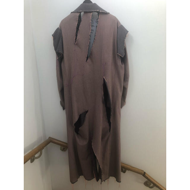 sulvam 19ss オーバー切りっぱなしコート-tops.edu.ng