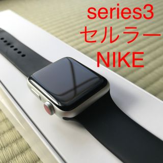 アップル(Apple)のApple Watch series3 42㎜ Cellular NIKE(腕時計(デジタル))