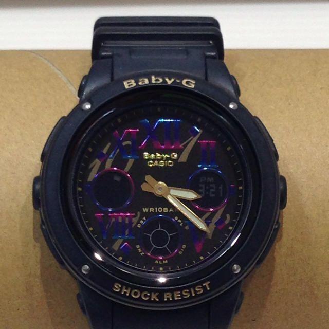 Baby-G(ベビージー)のCASIO Baby-G BGA-151GR ブラック レディース レディースのファッション小物(腕時計)の商品写真