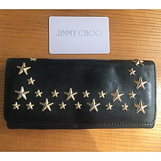 ジミーチュウ(JIMMY CHOO)の外出自粛セール☆ジミーチュウ　ブラック　長財布(財布)