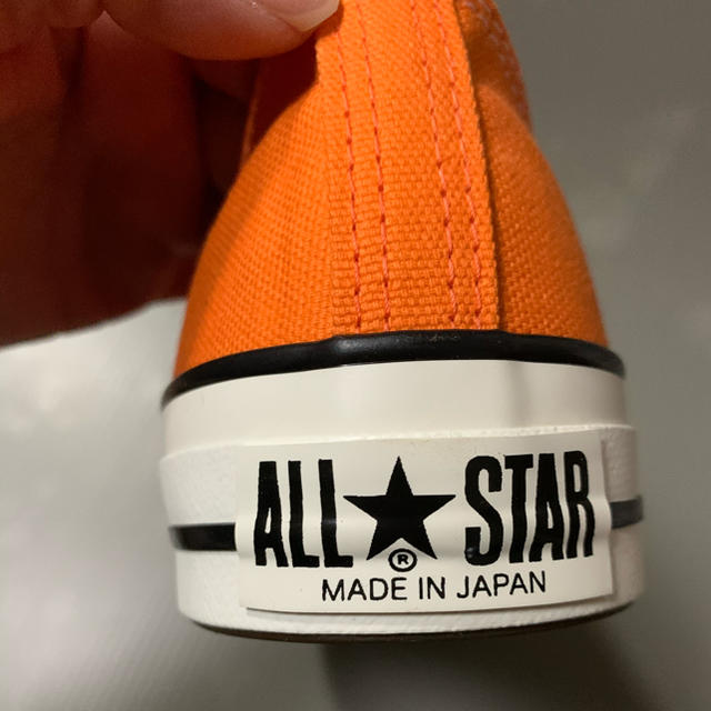 CONVERSE(コンバース)の新品！CONVERSE ALL STAR MADE IN JAPAN オレンジ色 レディースの靴/シューズ(スニーカー)の商品写真