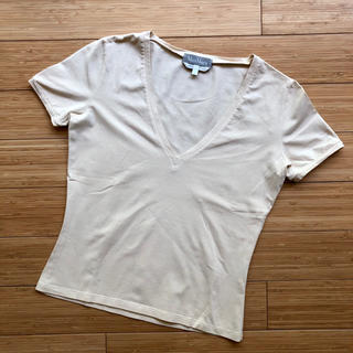マックスマーラ(Max Mara)の値下げ‼️Max Mara クリームカラーTシャツ(Tシャツ(半袖/袖なし))