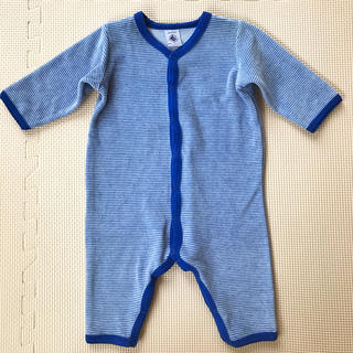 プチバトー(PETIT BATEAU)のプチバトー　ロンパース　70  PETIT BATEAU(ロンパース)