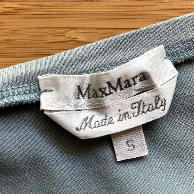 Max Mara(マックスマーラ)のMax Mara ブルーラウンドネックTシャツ レディースのトップス(Tシャツ(半袖/袖なし))の商品写真