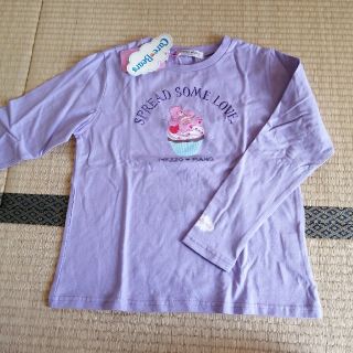 メゾピアノジュニア(mezzo piano junior)の【Rita'sshopさん用】メゾピアノ　ジュニア　新品ロングTシャツ(Tシャツ/カットソー)