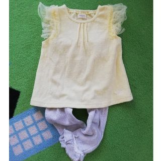 キムラタン(キムラタン)の2枚セット♡キムラタン ビケットクラブ トップス レギンスパンツ 90サイズ(Tシャツ/カットソー)