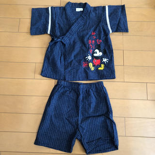 ディズニー(Disney)の☆最終セール☆ 甚平　ディズニー　ミッキー　100(甚平/浴衣)