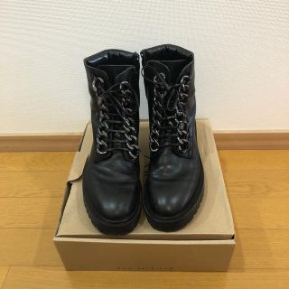 ザラ(ZARA)のZARA レザーブーツ(ブーツ)