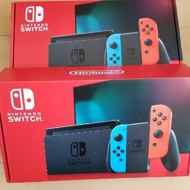 当社の NintendoSwitch 任天堂 Switch 2台 本体 新品 家庭用ゲーム機