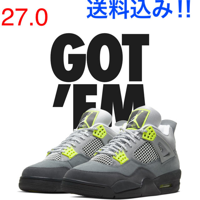 NIKEのAJ4AJ4 '95 Neon