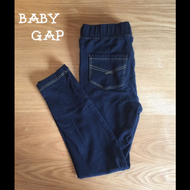 babyGAP(ベビーギャップ)のbabyGap/デニム風ピッタリパンツ キッズ/ベビー/マタニティのキッズ服女の子用(90cm~)(パンツ/スパッツ)の商品写真