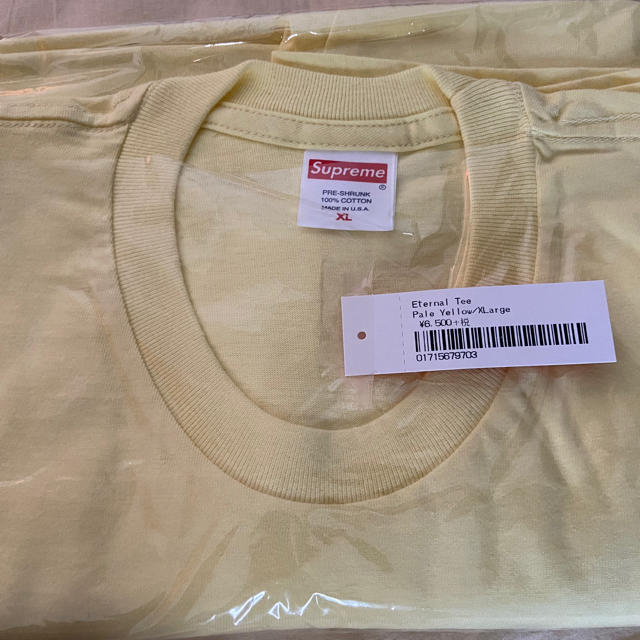 Supreme(シュプリーム)のSupreme  Eternal Tee （Yellow XLサイズ） メンズのトップス(Tシャツ/カットソー(半袖/袖なし))の商品写真