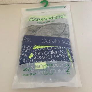 カルバンクライン(Calvin Klein)のカルバン・クライン　子供用　ボクサーパンツ　2枚セット　Sサイズ　ジュニア(ボクサーパンツ)