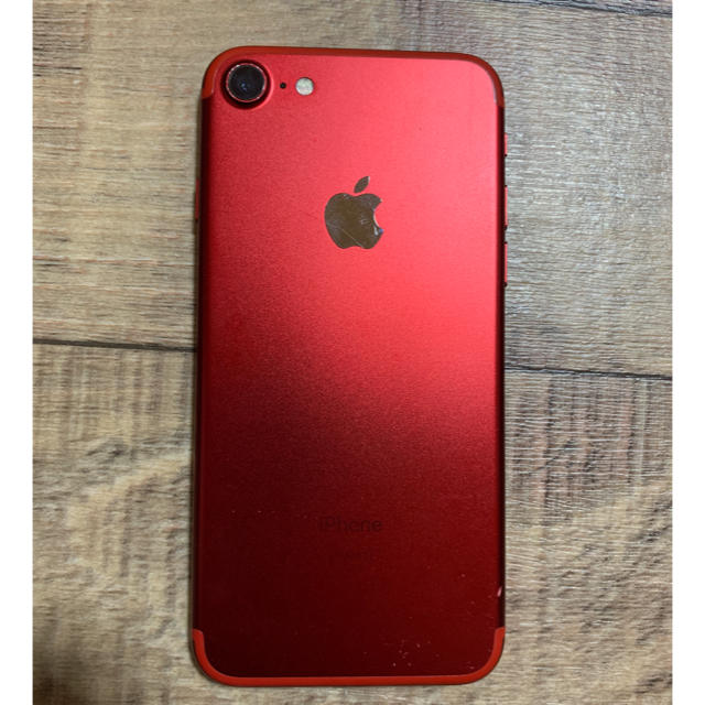 専用！値下げ‼️iPhone 7 Red 128 GB au simロック解除 最安な