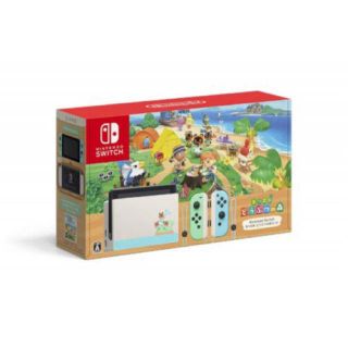 ニンテンドースイッチ(Nintendo Switch)の新品　任天堂 Switch スイッチ あつまれ どうぶつの森 セット(家庭用ゲーム機本体)