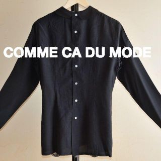 コムサデモード(COMME CA DU MODE)の【 80s  コムサデモード  】 ラウンド　ピーターパン ブラウス　レーヨン(シャツ/ブラウス(長袖/七分))