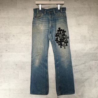 クロムハーツ(Chrome Hearts)のクロムハーツ x リーバイス クロスパッチカスタム デニム(デニム/ジーンズ)