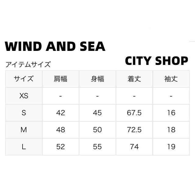 S 新品 WIND AND SEA ウィンダンシー CITY Tシャツ