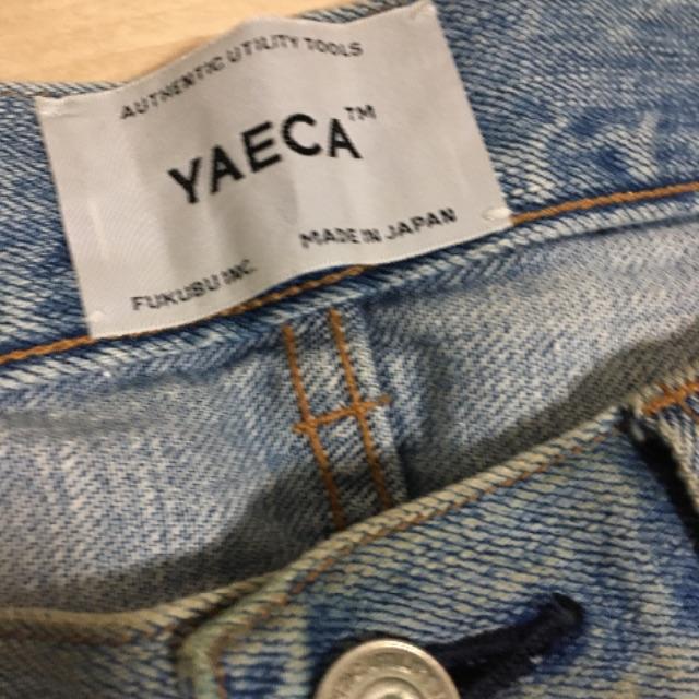 YAECA(ヤエカ)のYAECA ヤエカ　セルビッチ　アイスブルー　デニム メンズのパンツ(デニム/ジーンズ)の商品写真