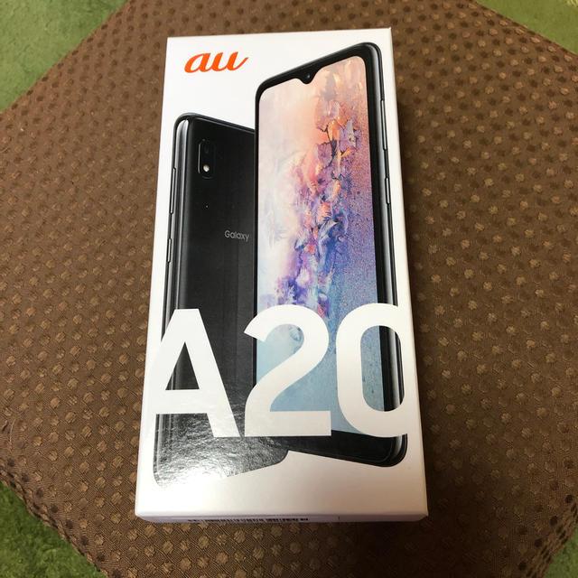 au GALAXY A20 SCV46 新品未使用　ブラック　Androidスマホ/家電/カメラ