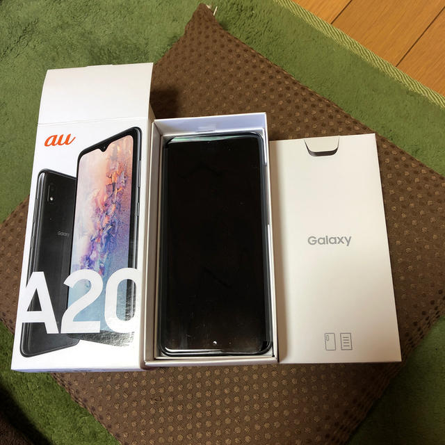 au GALAXY A20 SCV46 新品未使用 ブラック Android |