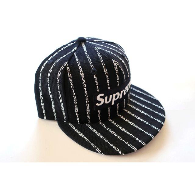 71/2)Supreme Text Stripe New Eraニューエラ紺のサムネイル